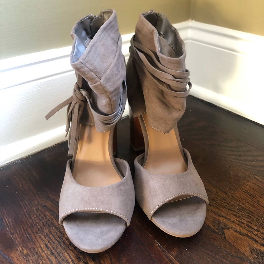Boho Brown Heels
